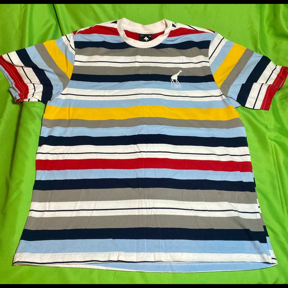 LRG striped shirt size: M
